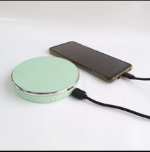 Load image into Gallery viewer, Rechargeable Compact Makeup Mirror with Light and Power Bank
